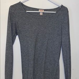 Ribbed long sleeve